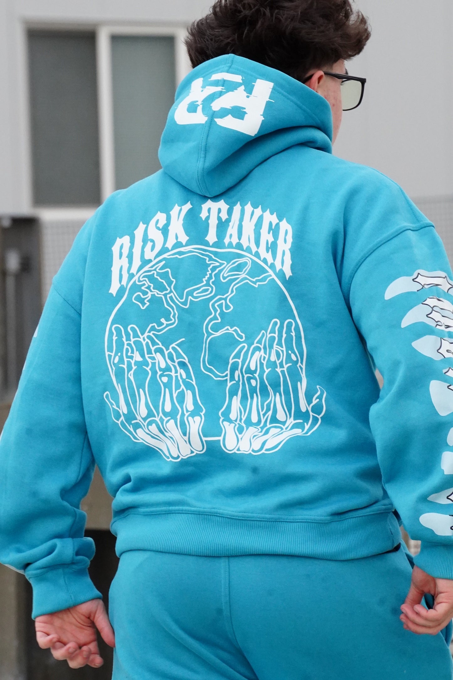 Risk2Roam Hoodies Light Blue