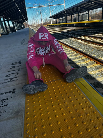 Risk2Roam Hoodies Pink