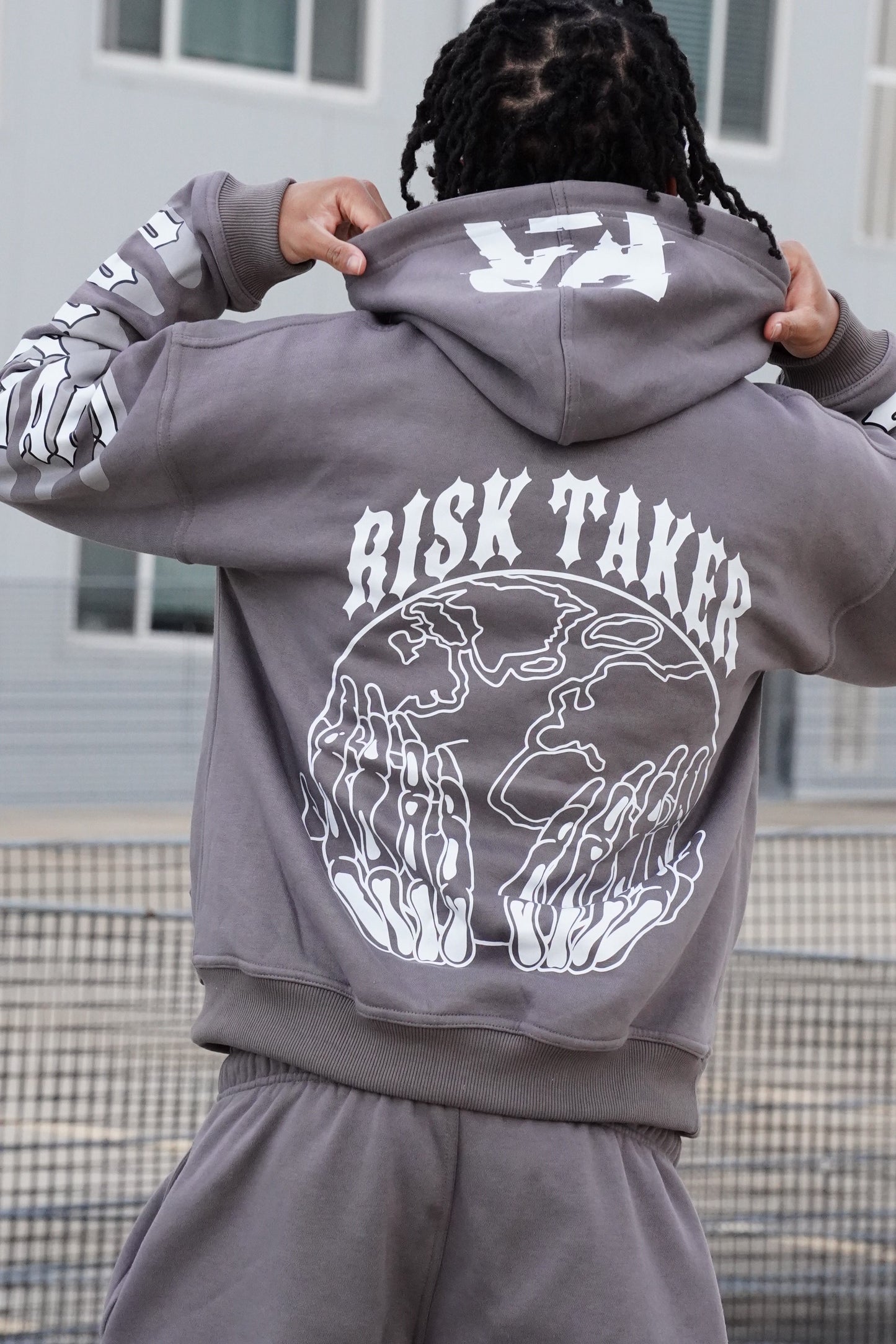 Gray Risk2Roam Hoodie