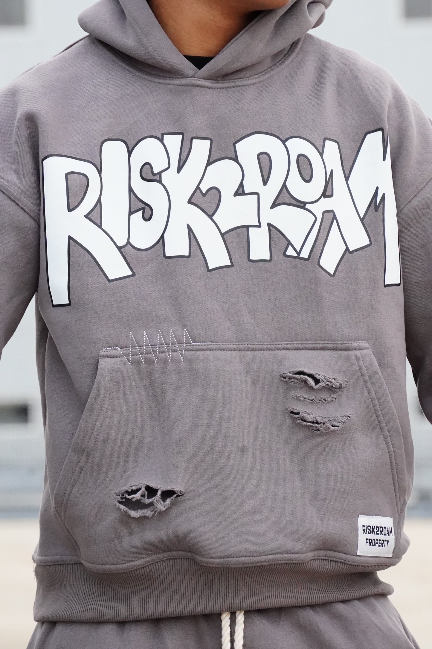 Gray Risk2Roam Hoodie