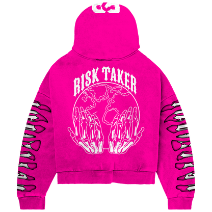 Risk2Roam Hoodies Pink