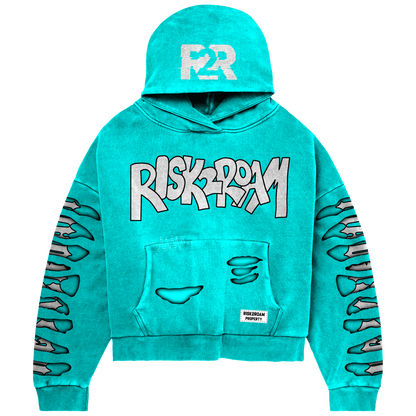 Risk2Roam Hoodies Light Blue