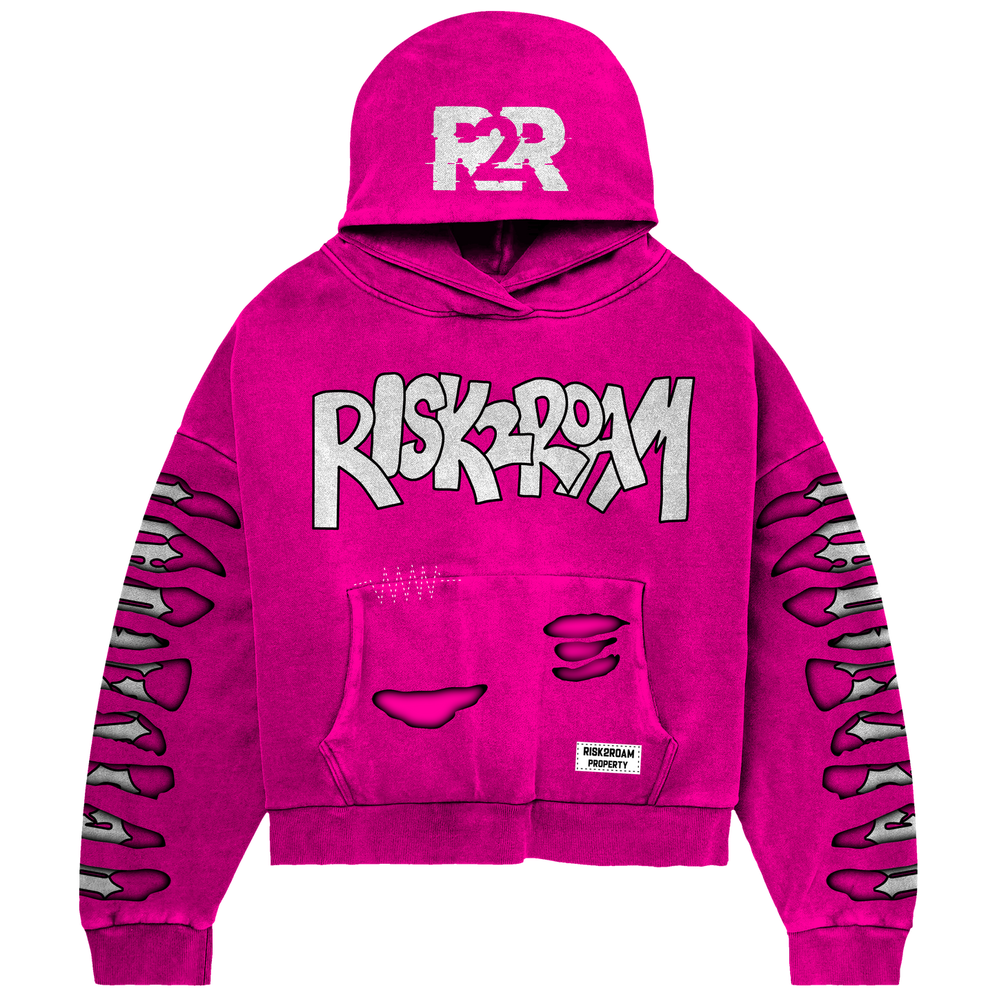 Risk2Roam Hoodies Pink