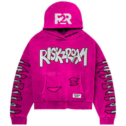 Risk2Roam Hoodies Pink