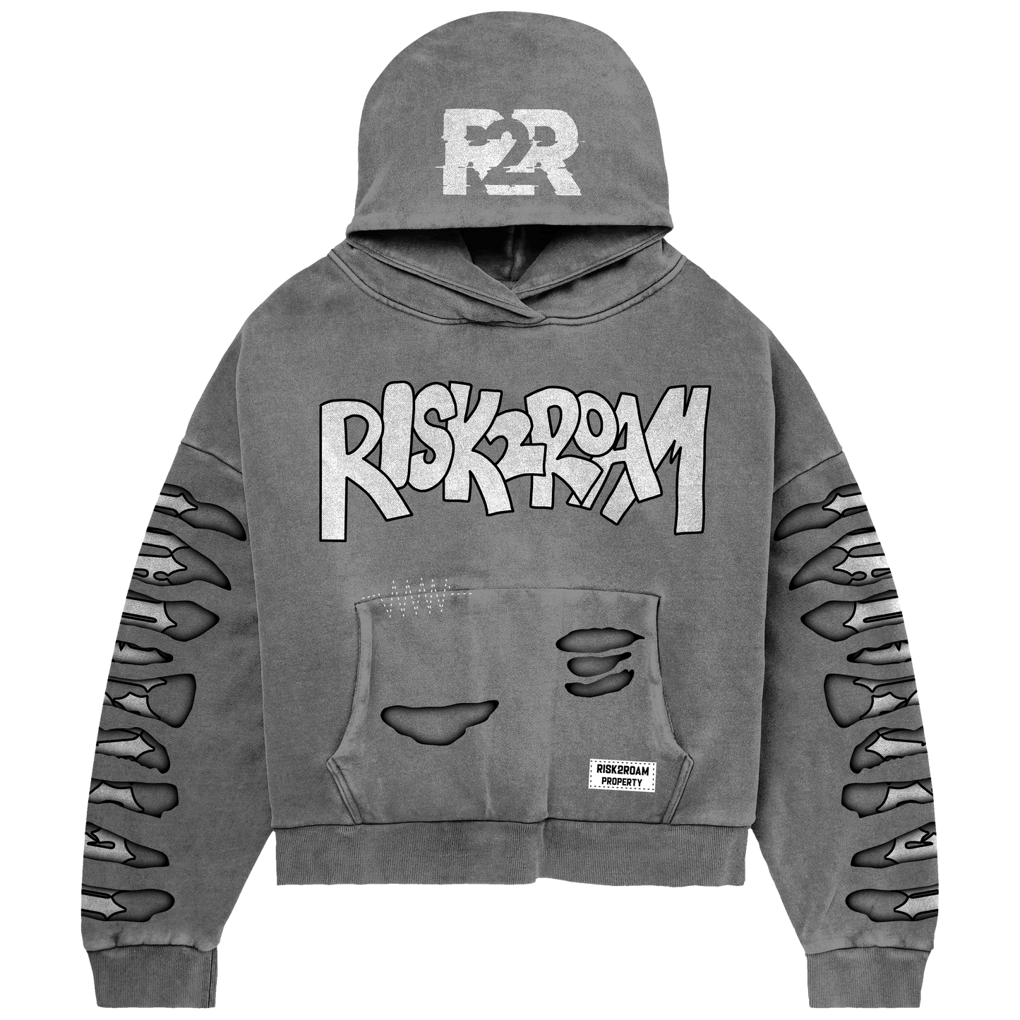Gray Risk2Roam Hoodie